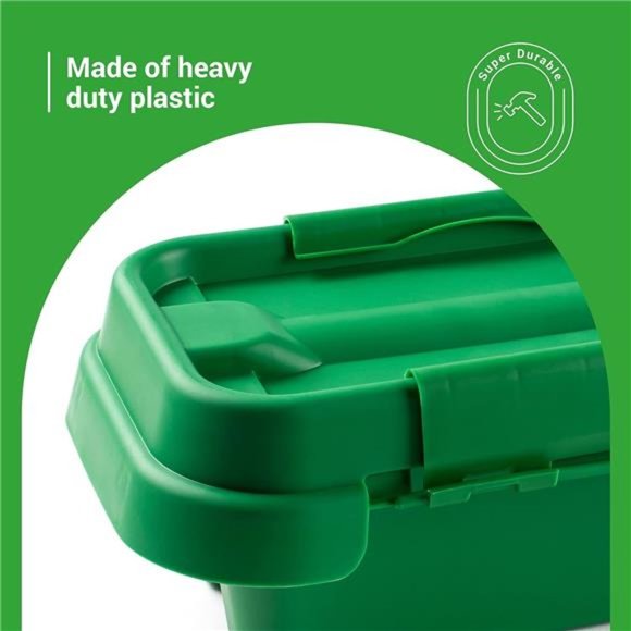 Weatherproof Connection Box – Electrical Power Cord Enclosure –Small – Green - Picture 5 of 6